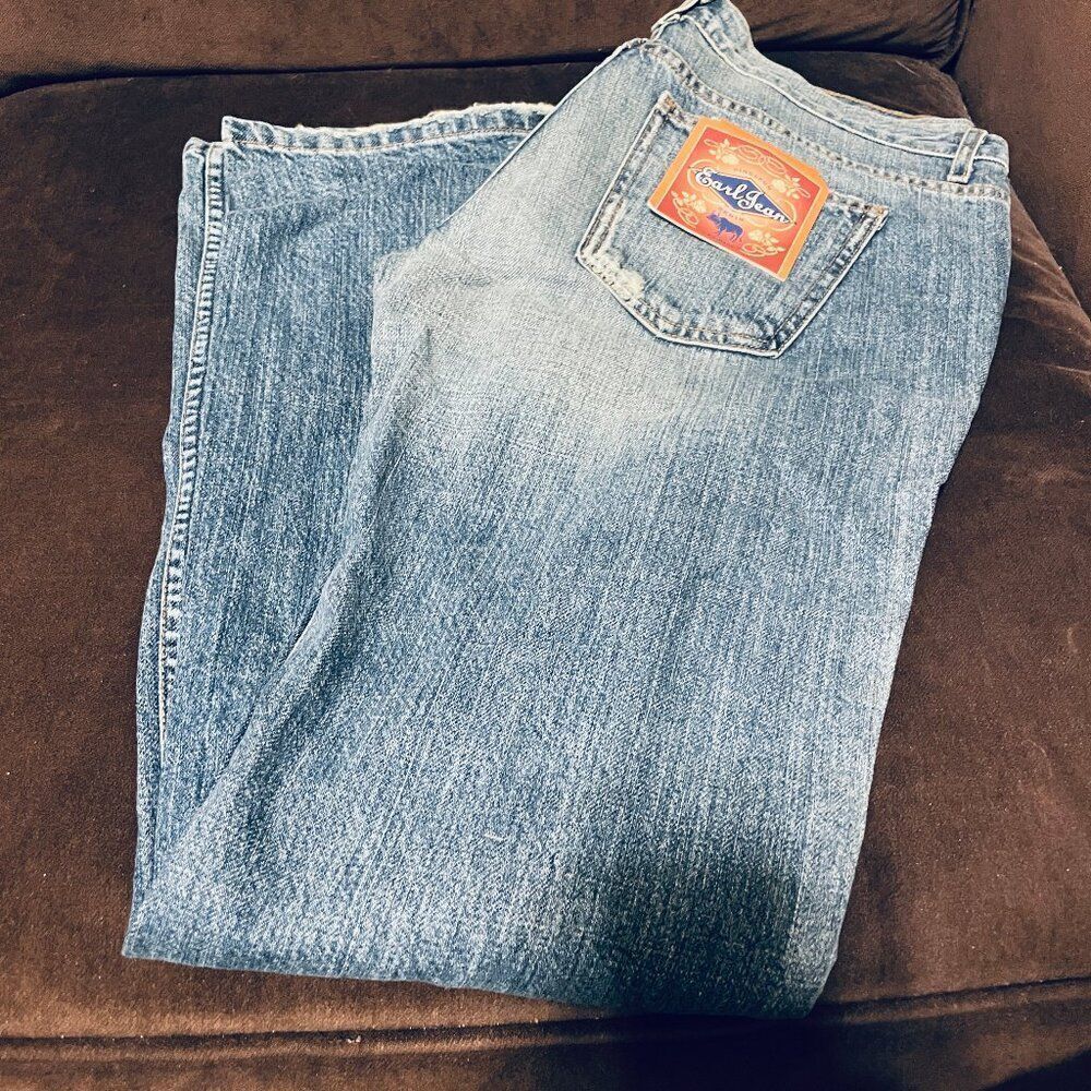 NWT Earl Jean Womens BootCut Medium wash Made in USA 75 Vintage Denim